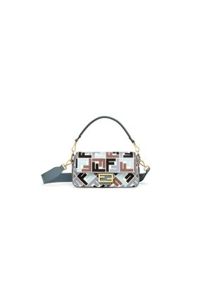 Canvas FF embroidery Fendi Baguette (high-end grade)