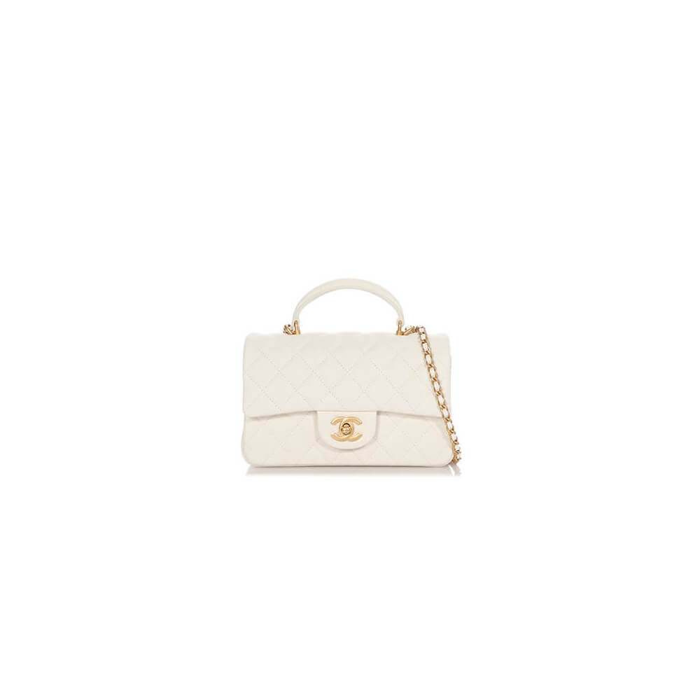 CHANEL Mini Classic Handbag With Top Handle