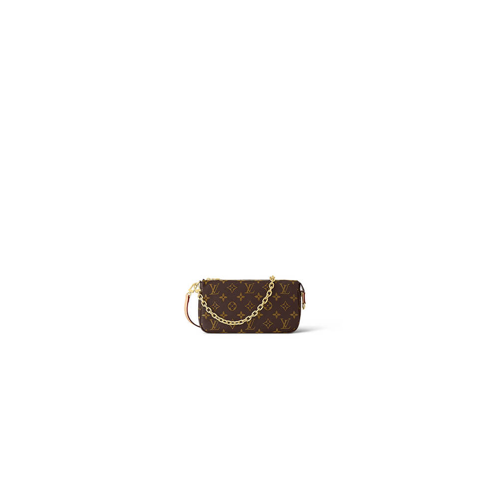 Gold LV Pochette Accessoires