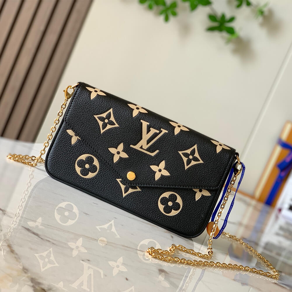 Beige LV Felicie Pochette - Image 2