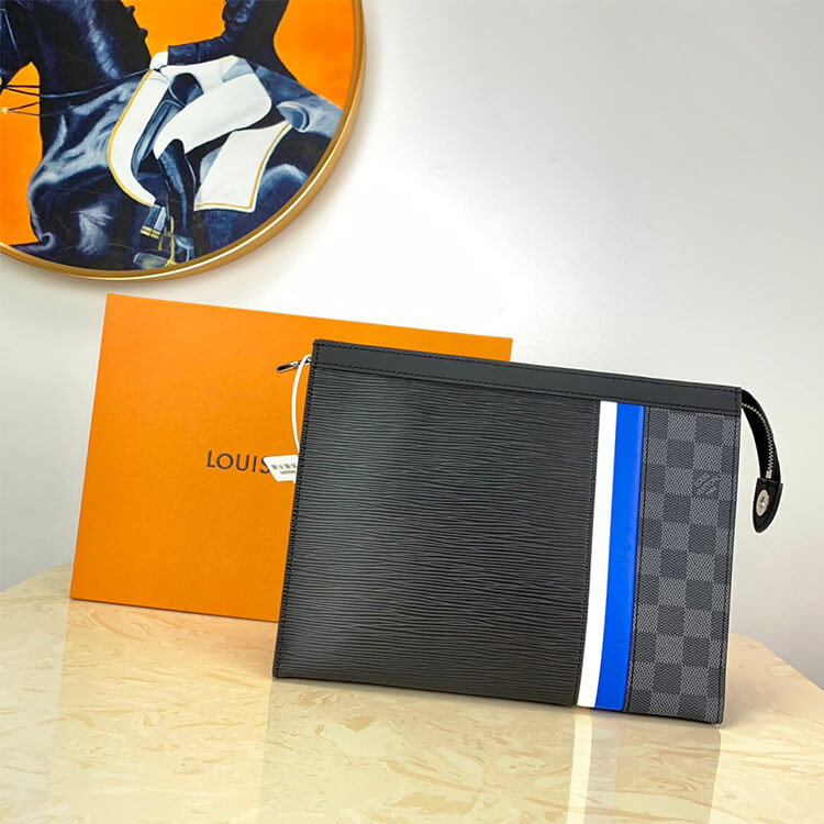 Black LV Pochette Voyage MM - Image 2