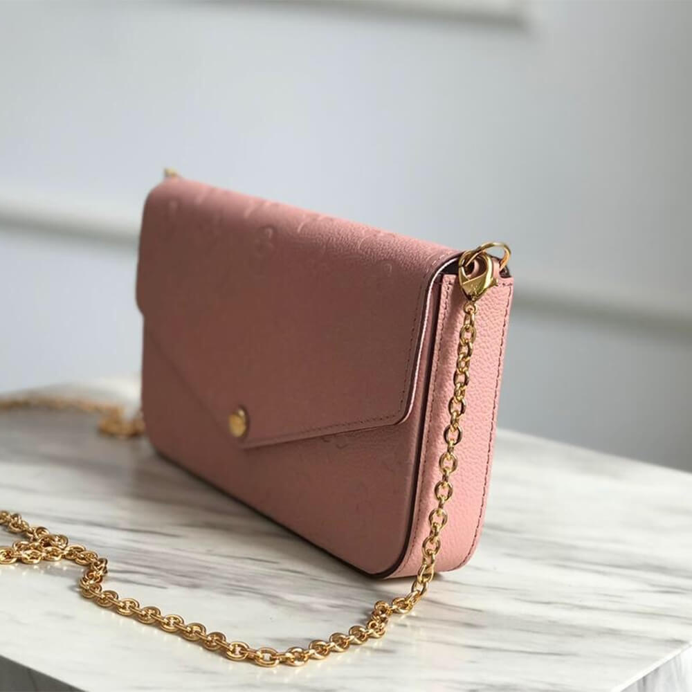 Pink LV Felicie Pochette - Image 3