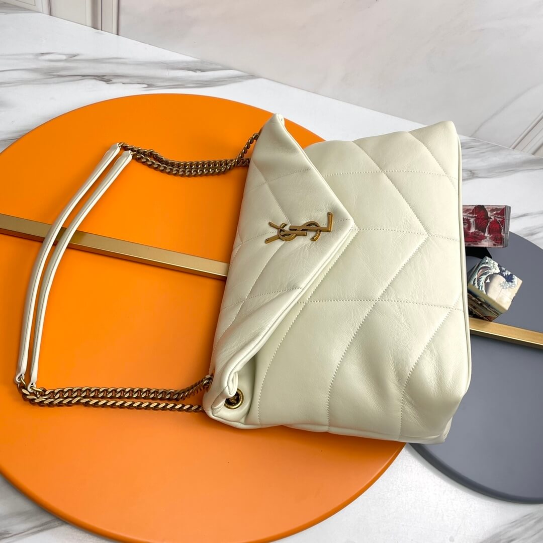 White YSL PUFFER MEDIUM in Nappa leather - Image 3