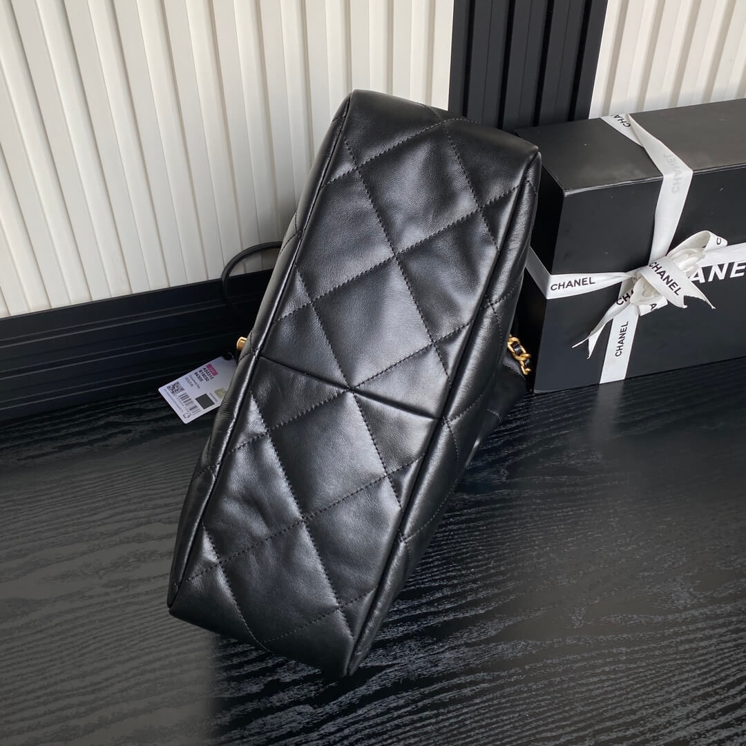 Black Chanel Shopping Bag (high-end grade) - Image 4