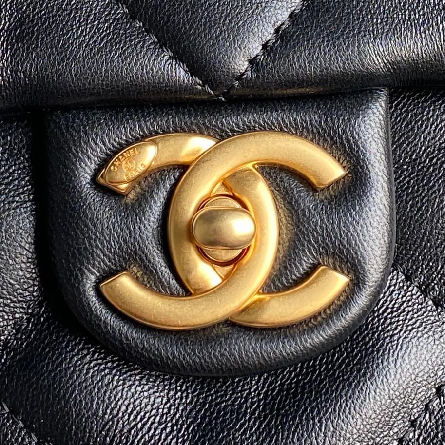 Black Chanel Shopping Bag (high-end grade) - Image 5