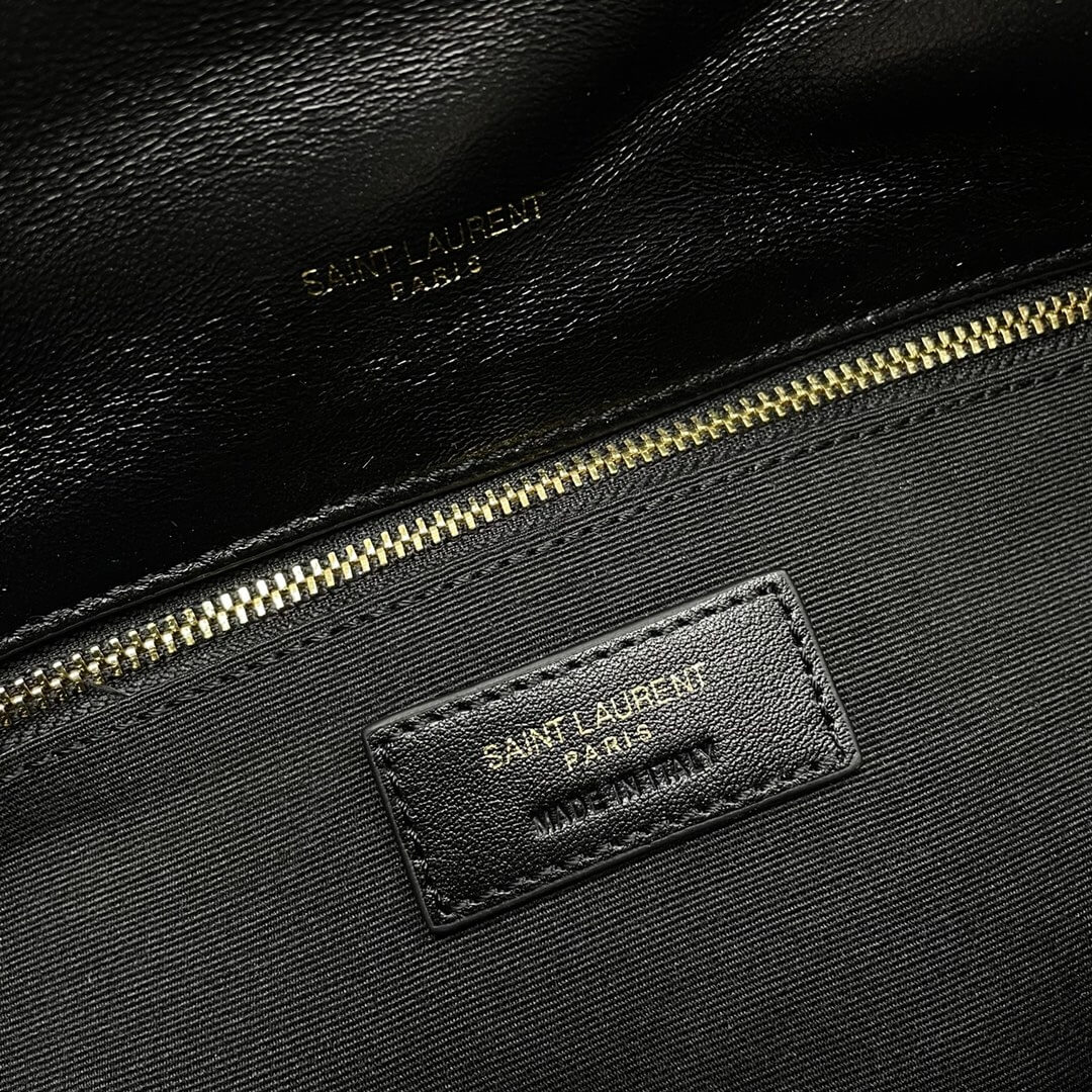 Black YSL PUFFER MEDIUM in Nappa leather - Image 7