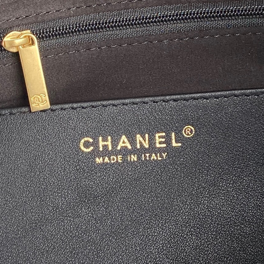 Black Chanel Shopping Bag (high-end grade) - Image 7