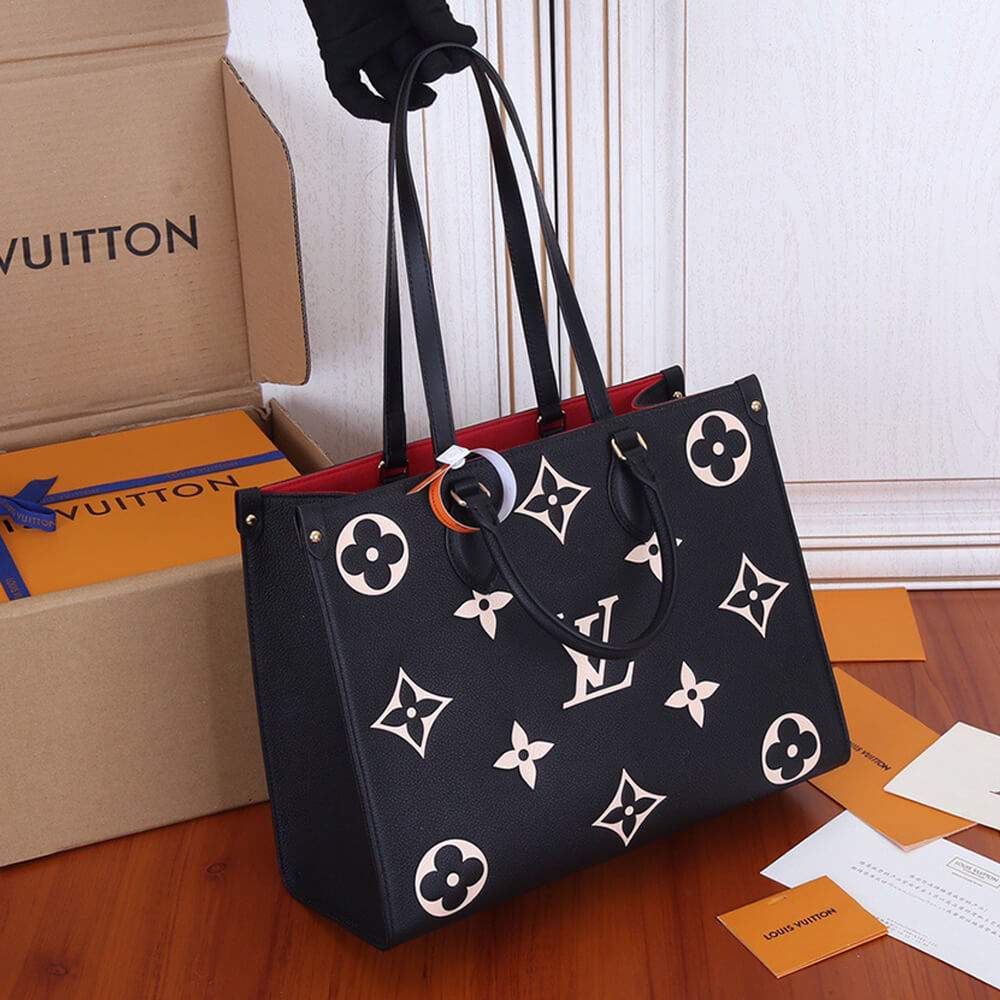 Black/Cream LV ONTHEGO MM - Image 8